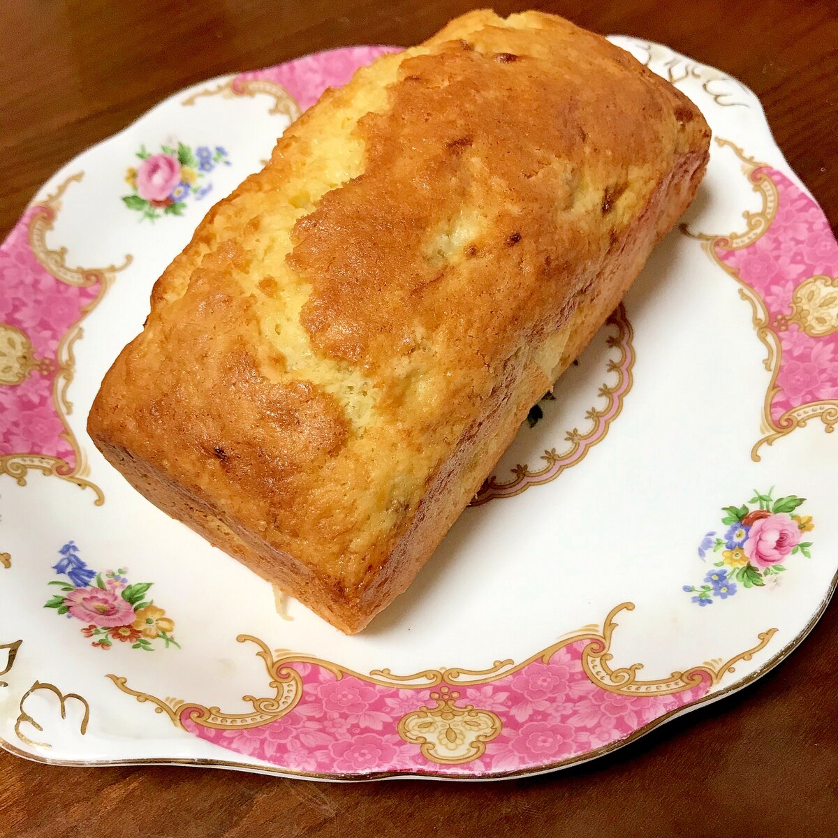 バナナパウンドケーキ バター少なめ レシピ 作り方 By 水玉模様 楽天レシピ